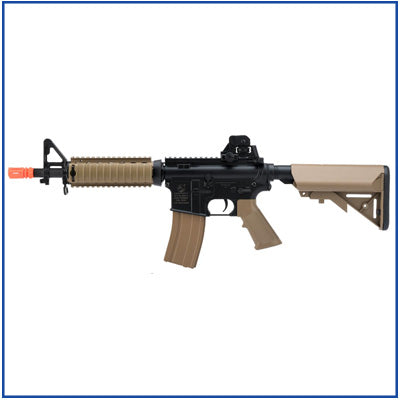 Colt/CYMA M4 CQB-R SOPMOD AEG - Black/ Tan