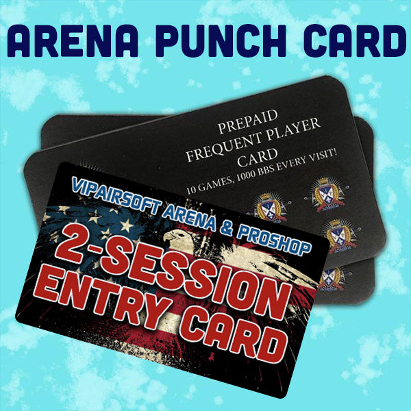 Arena Entry Punch Card