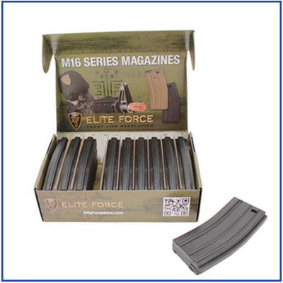 Elite Force M4/M16 Mid Capacity Magazines - 140rd - Box Set of 10