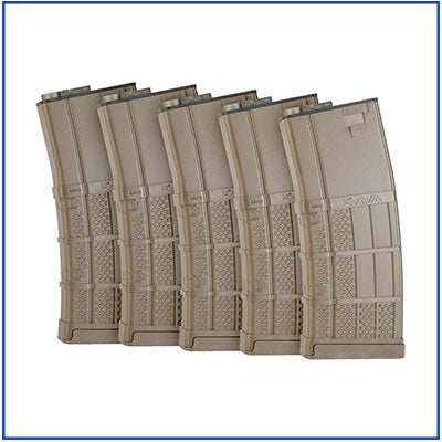 Socom Lancer Mid Capacity Magazine - 190rd - Box Set of 5