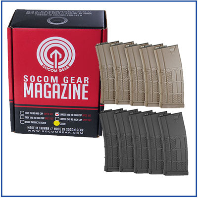 Socom Lancer Mid Capacity Magazine - 190rd - Box Set of 5